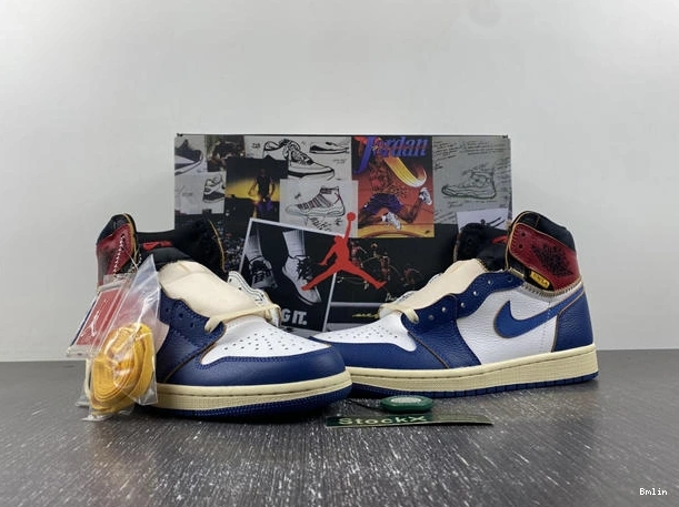 Bmlin 3585 Original Jordan Blue Angeles 1 Retro BV1300- Storm High Union Los 1028